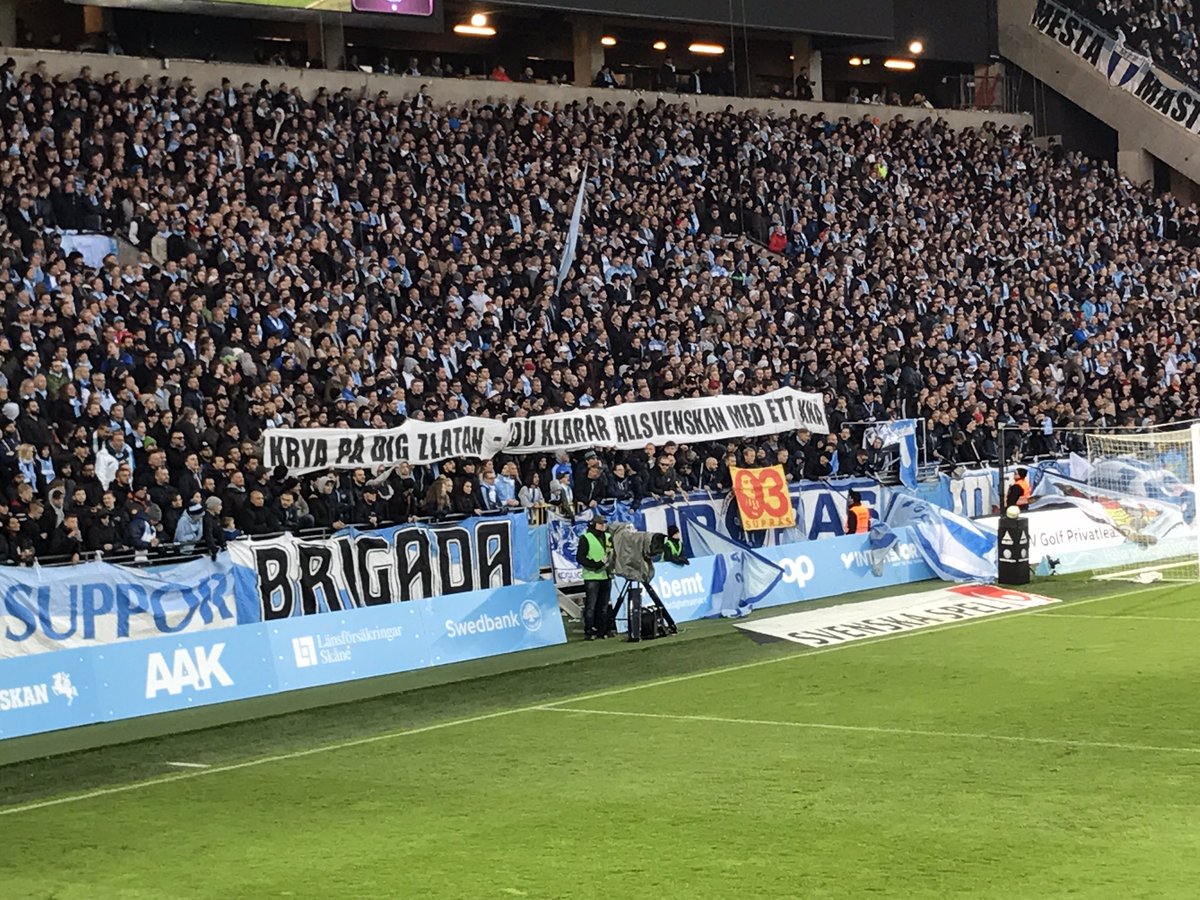 Фанаты шведского &#171;Мальме&#187; поддержали Златана