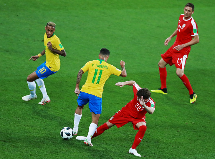 Сборная Бразилии по футболу, Неймар, ЧМ-2018 FIFA, Филиппе Коутиньо