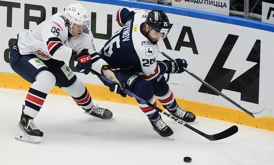 Фотография поста в ленте КХЛ: шансы «Металлурга» Мг и «Торпедо» на победу в матче регулярного чемпионата