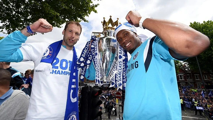 Петр Чех и Дидье Дрогба