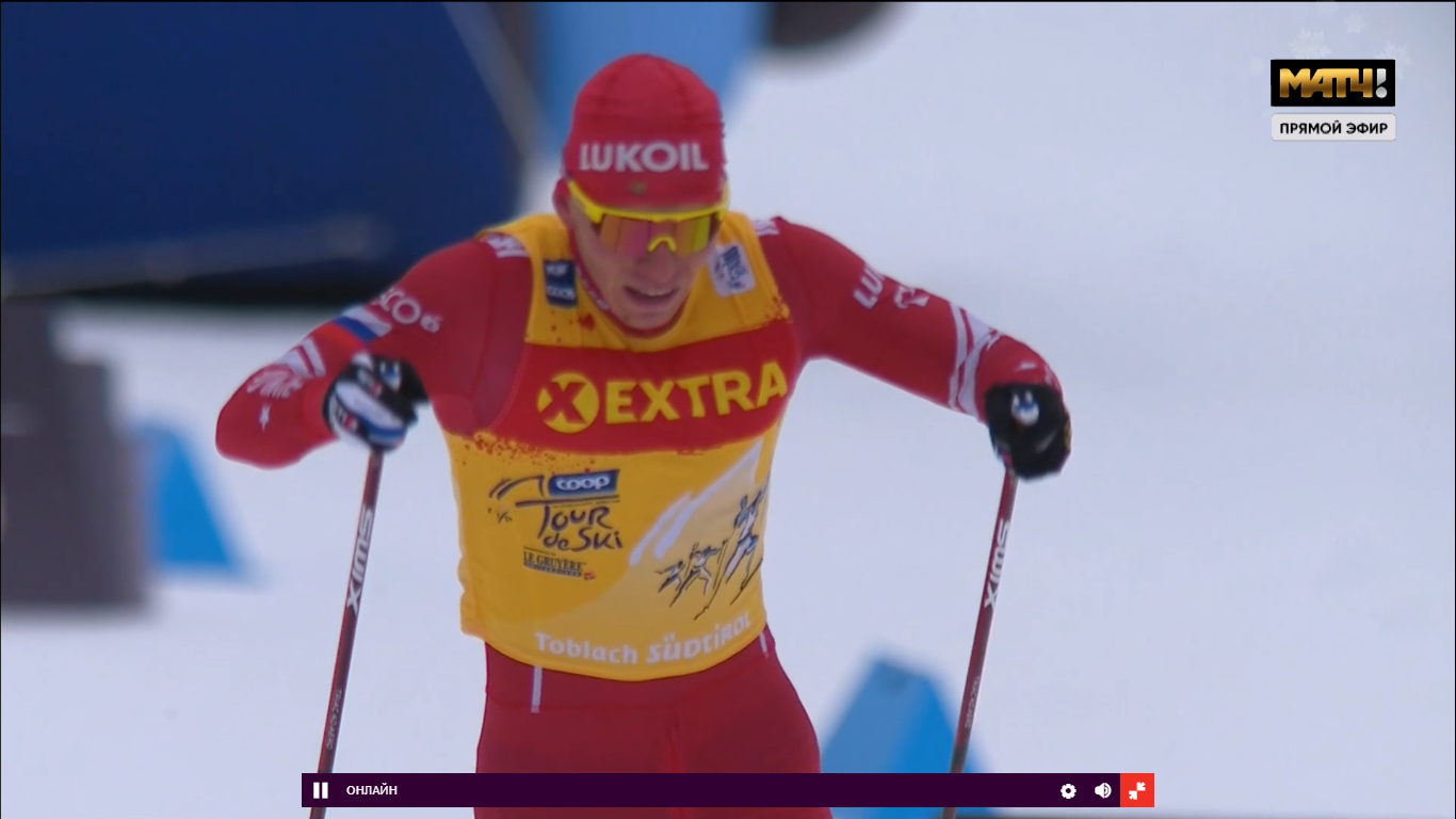 Ретивых и Большунов завоевали серебро и бронзу в спринте на этапе «Тур де Ски» в Валь-ди-Фьемме