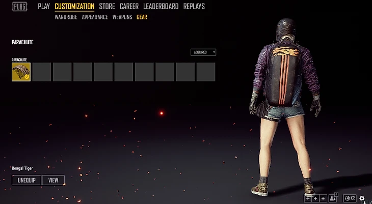 Скины парашютов в ПУБГ