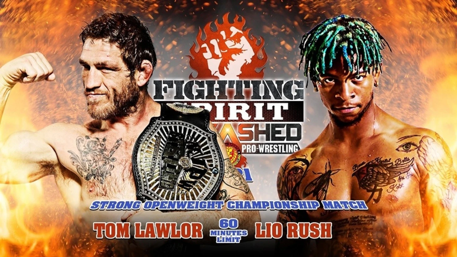 Обзор 3-го дня NJPW Fighting Spirit Unleashed (на 60-ом ТВ-выпуске STRONG за 02.10.2021), изображение №4