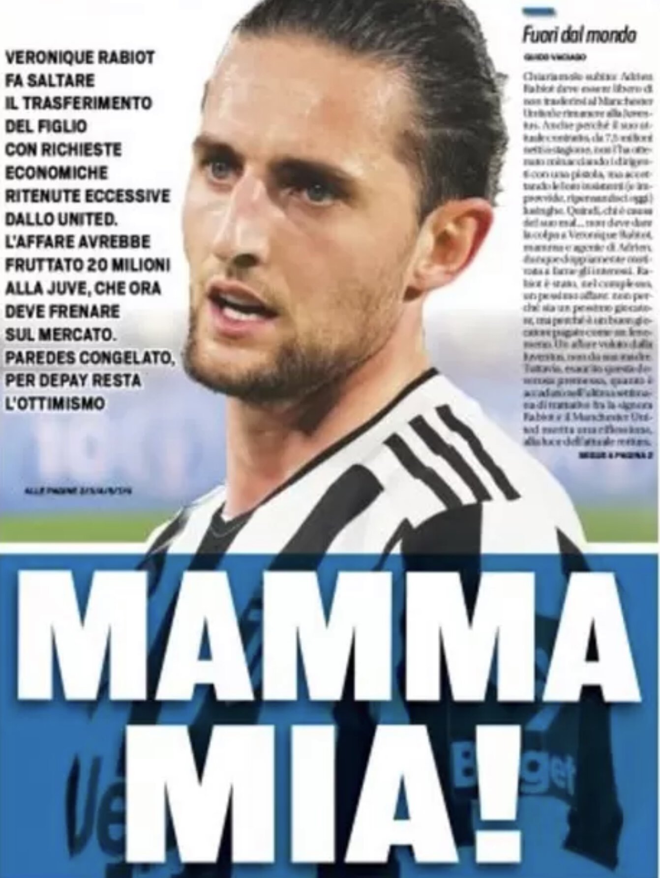 Мамма мия! Заголовки Gazzetta, TuttoSport и Corriere за 18 августа