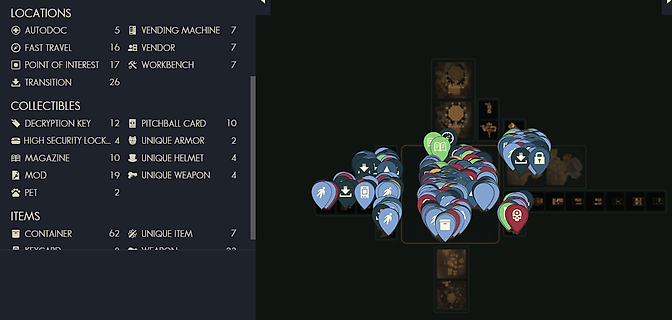 Карта Кораблей The Outer Worlds 2