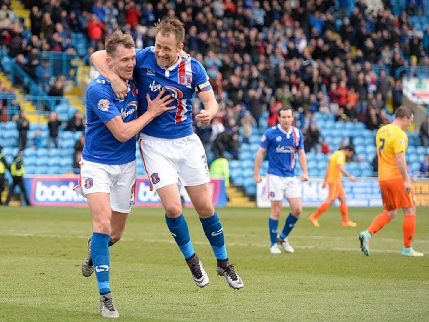 carlisle players celebration