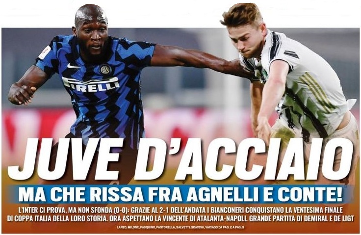 Стальной «Юве». Заголовки Gazzetta, TuttoSport и Corriere за 10 февраля
