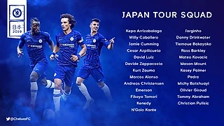 Japan Tour Squad (2019)