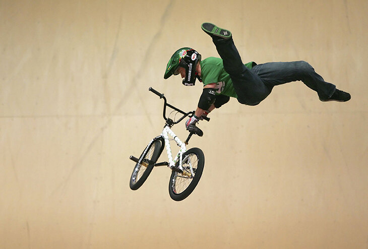 BMX трюки Vert