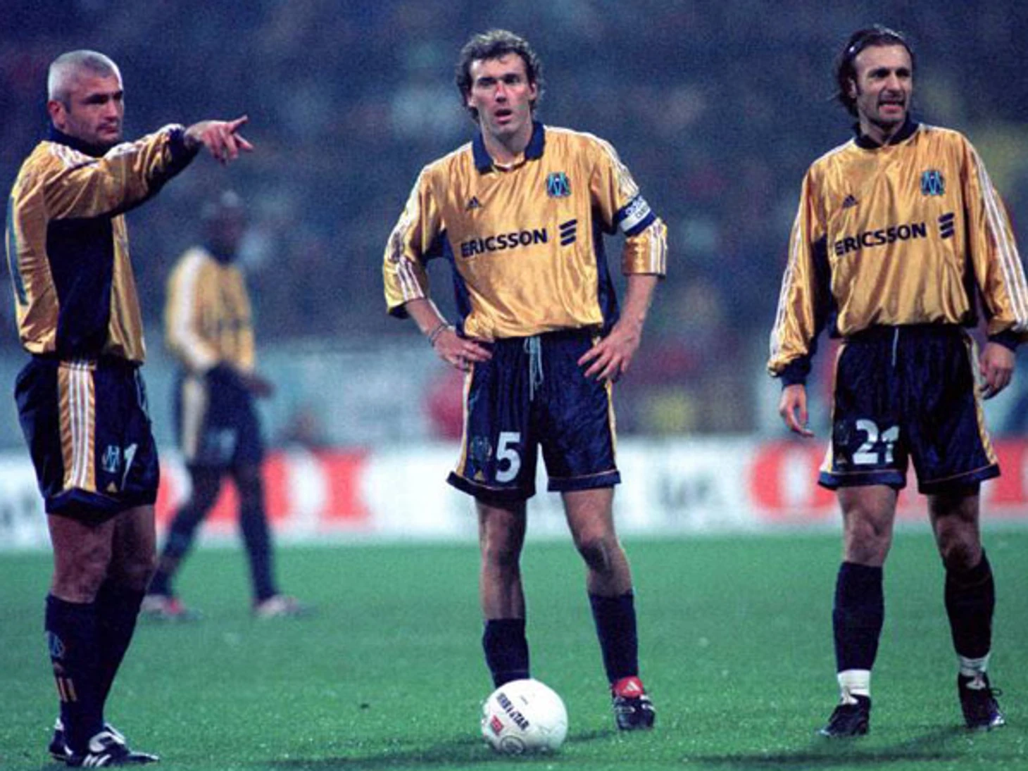 Fabrizio Ravanelli, Laurent Blanc & Christophe Dugarry