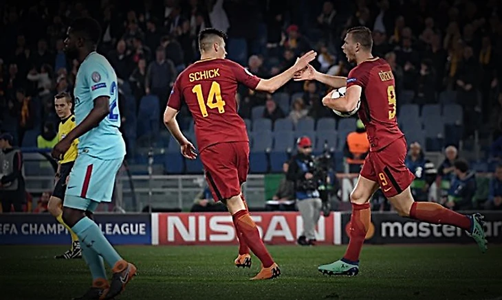 Рома разгромила Барселону