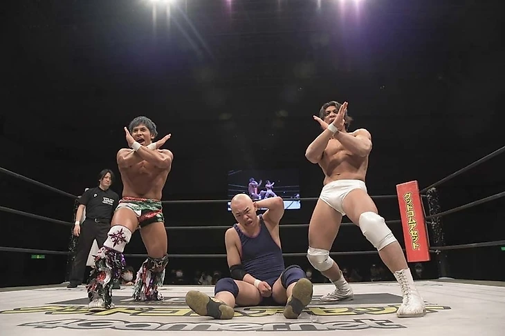 Обзор DDT Friendship, Hard Work, and Victory in Nagoya 23.02. 2021 (+ мэйн-ивент DDT Into the Fight от 28.02.2021), изображение №3