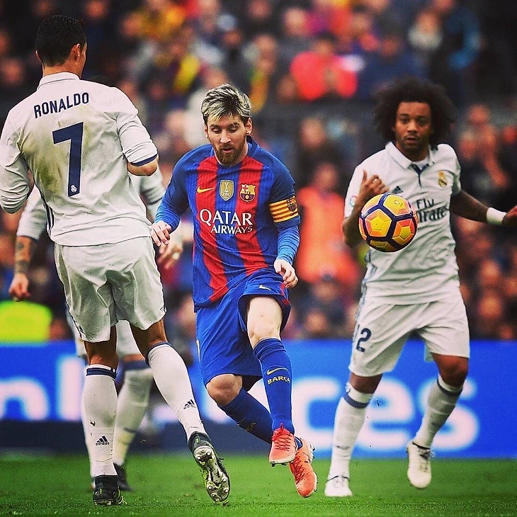 марсело и роналду против лео месси