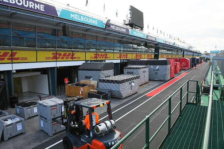 How does an F1 team get two cars and 42 tonnes of freight to Australia? | Formula  1®