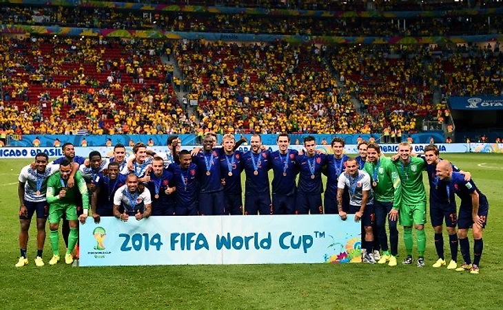 Сборная Нидерландов бронзовые призеры чемпионата мира 2014 года