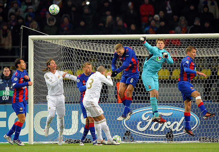 ЦСКА уже играл с «Реалом» в «Лужниках» – тогда Чепчугов отбивал удары Роналду