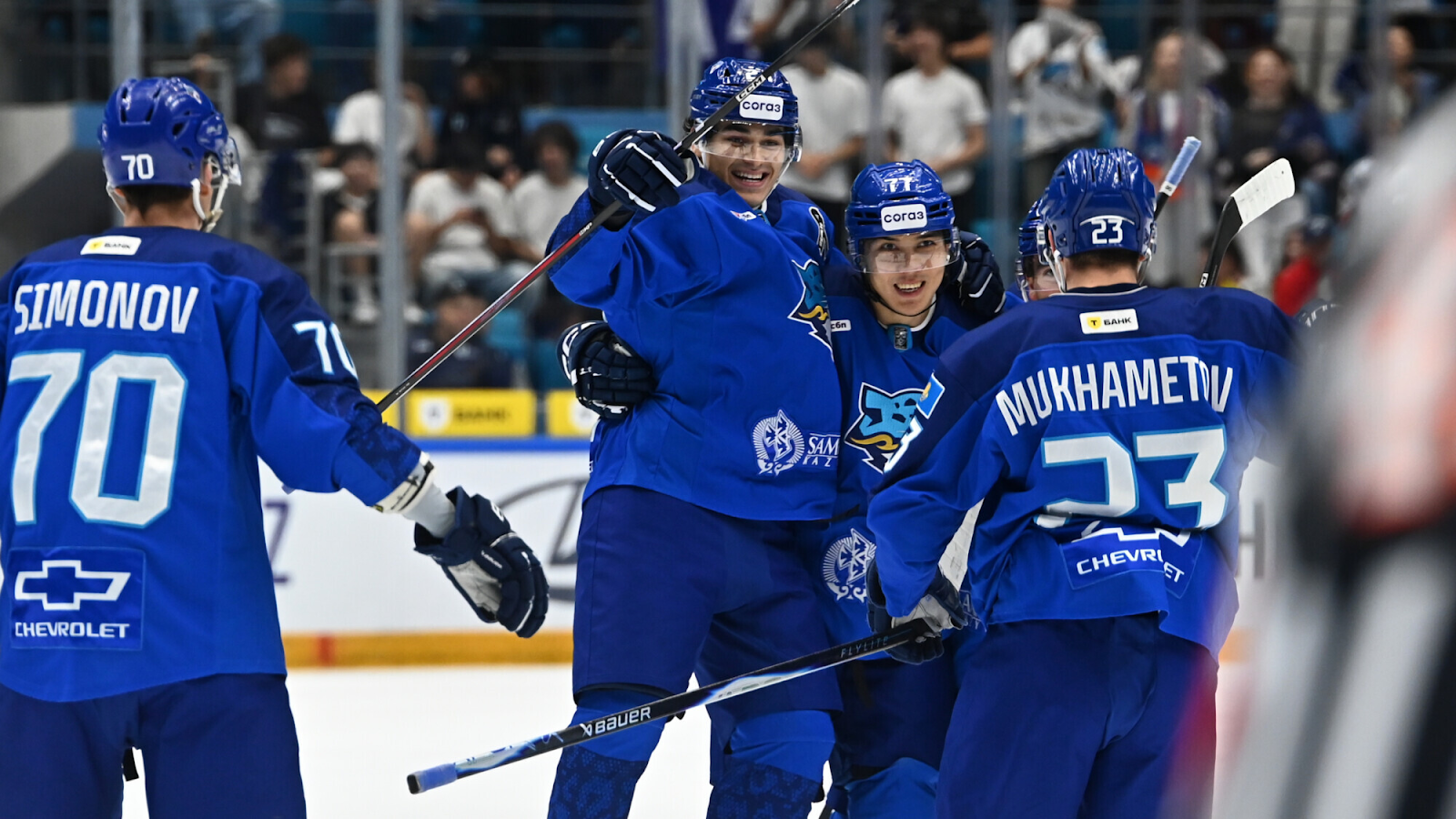 Фотография поста в ленте КХЛ: шансы «Трактора» и «Барыса» на победу в матче регулярного чемпионата