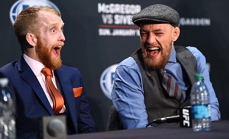 McGregor laughing