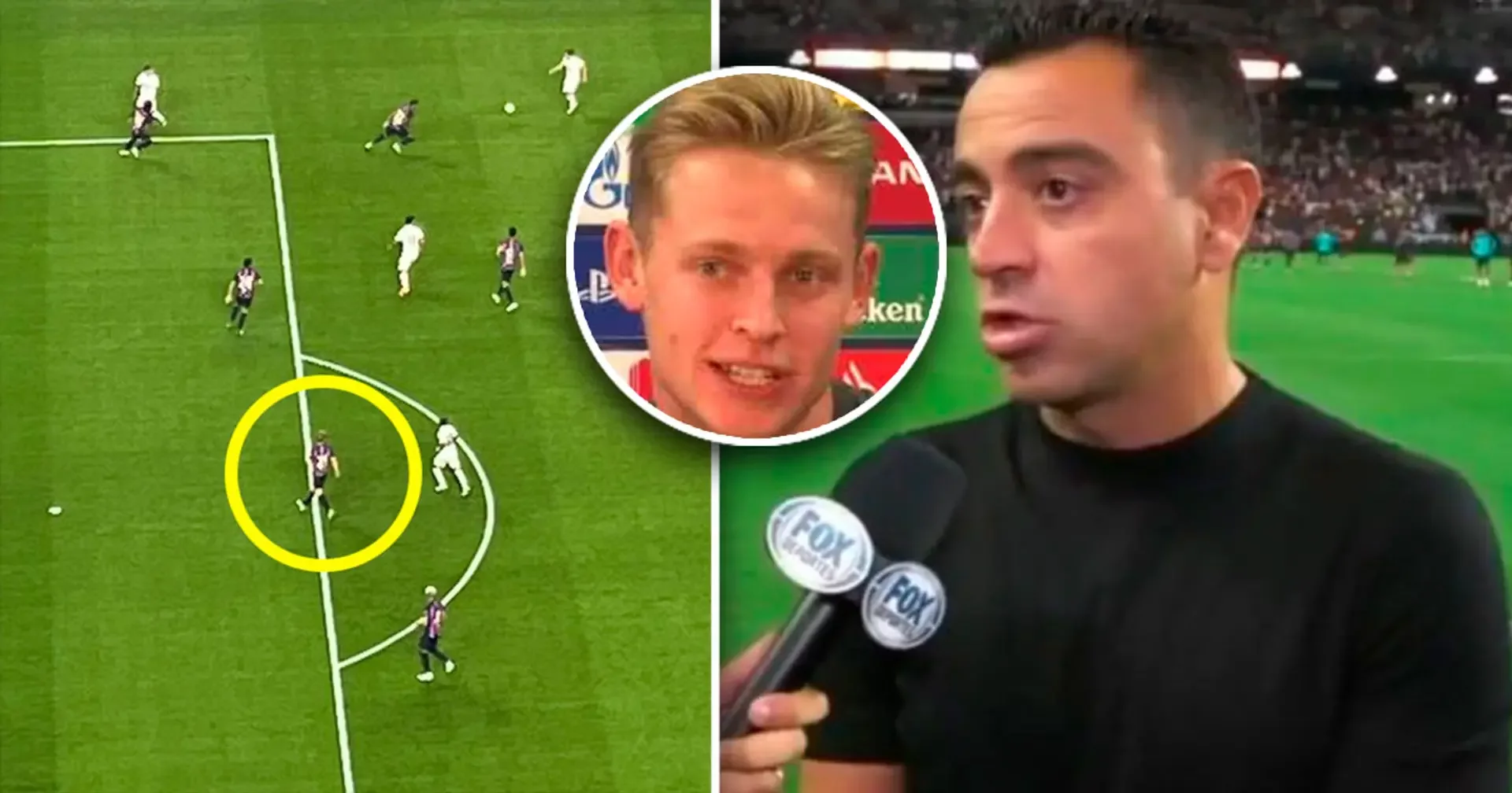 Барселона, Френки де Йонг, Хави