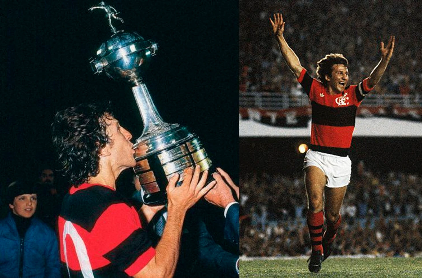 Зико с кубком, 1981 год