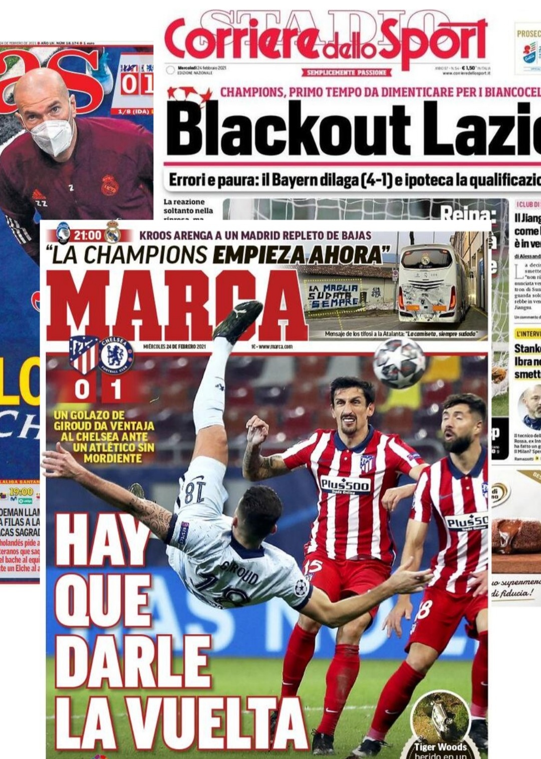 Обзор испано-итальянской прессы на утро после матчей ЛЧ