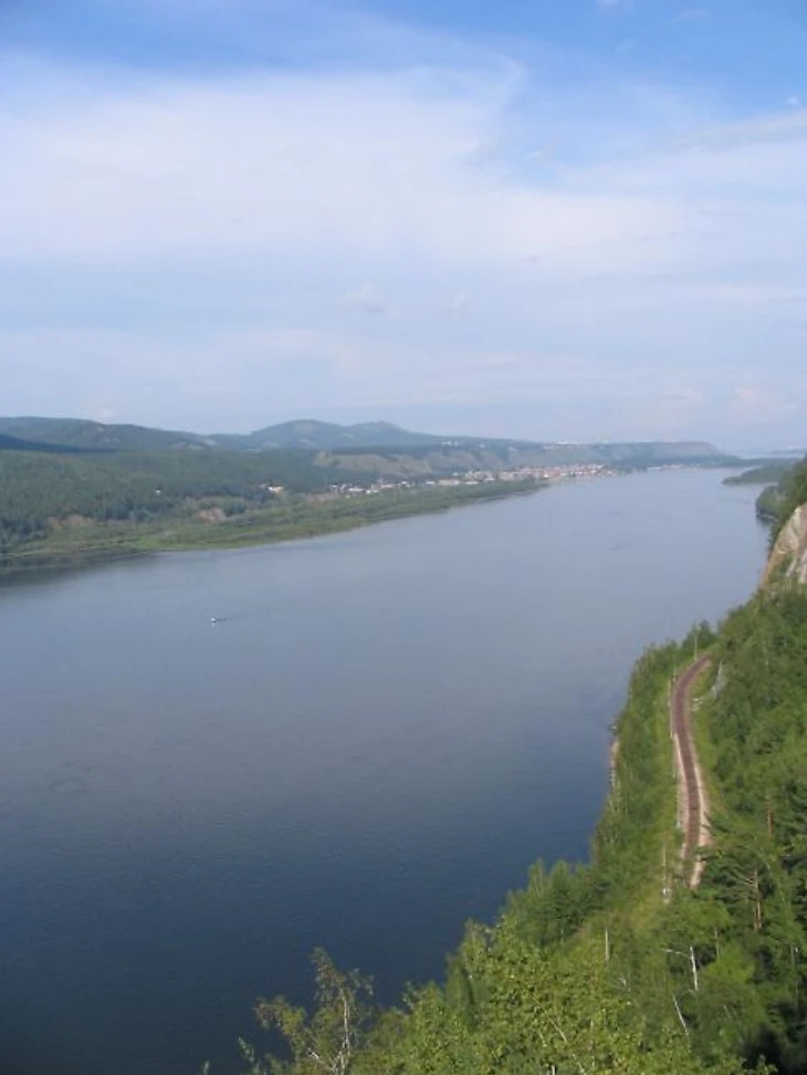 Виды Енисея у Дивногорска