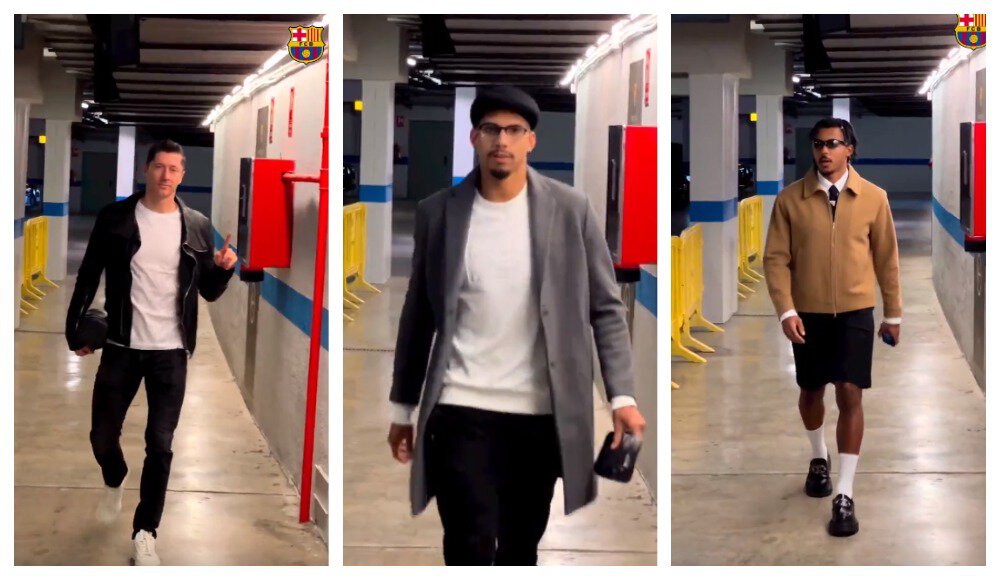 Клубы, Барселона, Рональд Араухо, Роберт Левандовски, Жюль Кунде