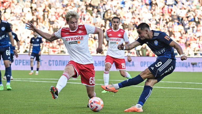 РПЛ: шансы «Спартака» и «Оренбурга» на победу в матче 13 тура