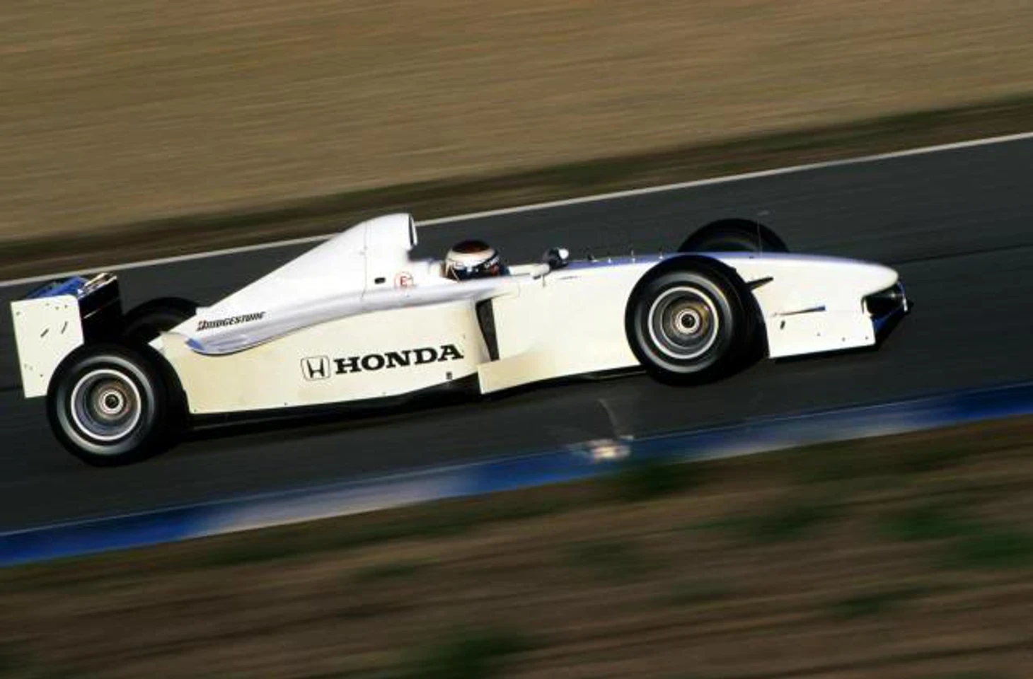 Йос Ферстаппен за рулём Honda