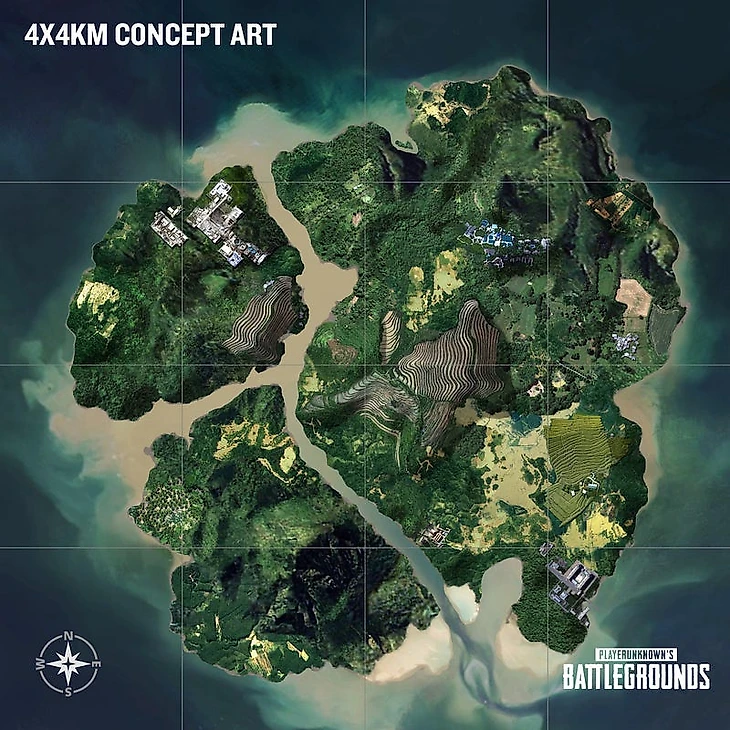 PUBG карта Codename: Savage