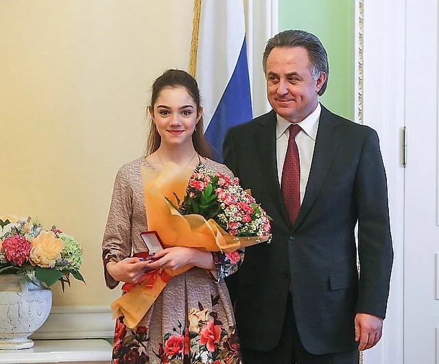 Евгения Медведева, Виталий Мутко