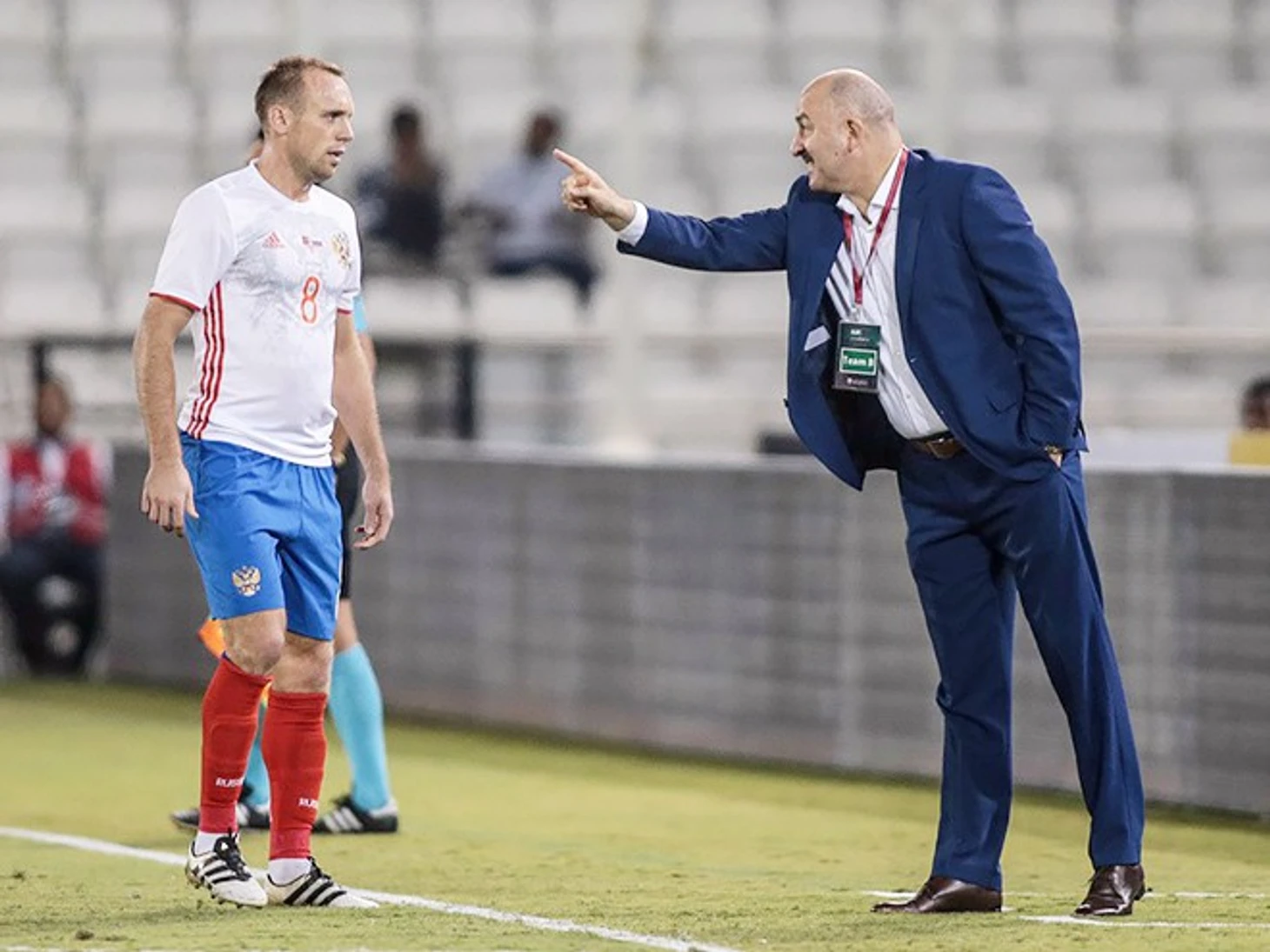 Денис Глушаков и Станислав Черчесов