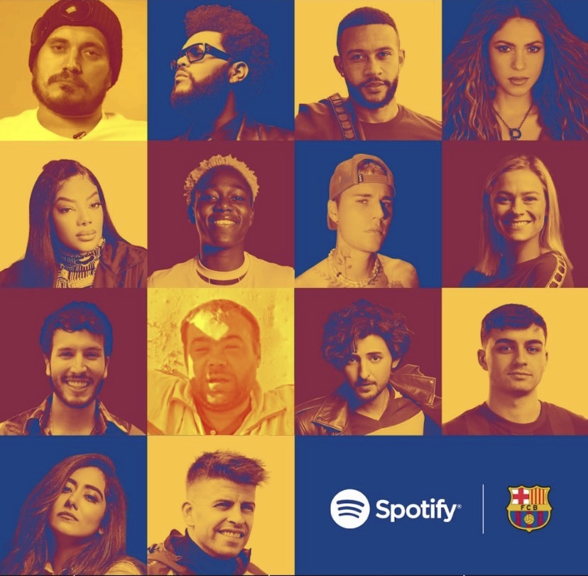 Барселона и Spotify