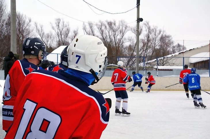 Фрагмент матча ХК &quout;Русь&quout; (Спасск) – ХК &quout;Нижний Ломов&quout;