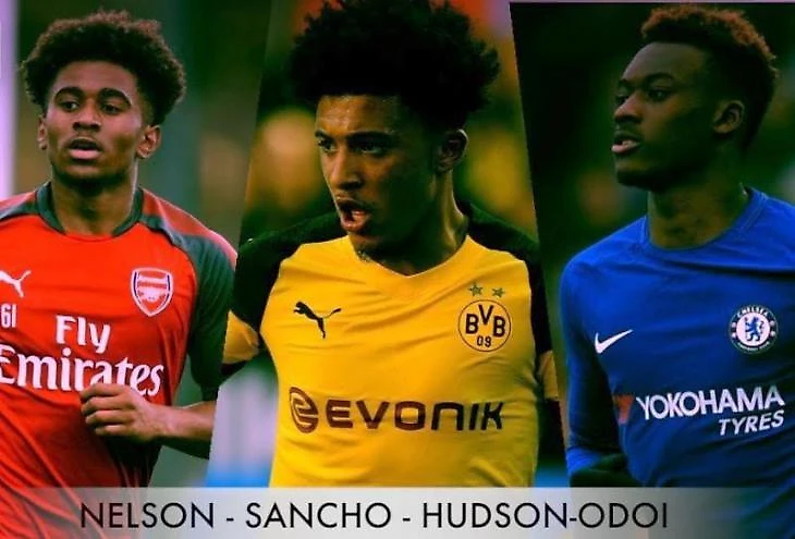 Sancho, Nelson, Hudson-Odoi - young stars of british football
