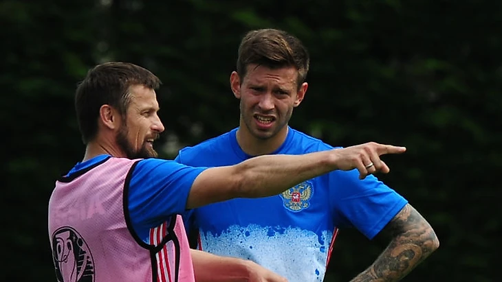 Выйдет ли Федор СМОЛОВ в стартовом составе в матче с Англией? Фото Александр ФЕДОРОВ,