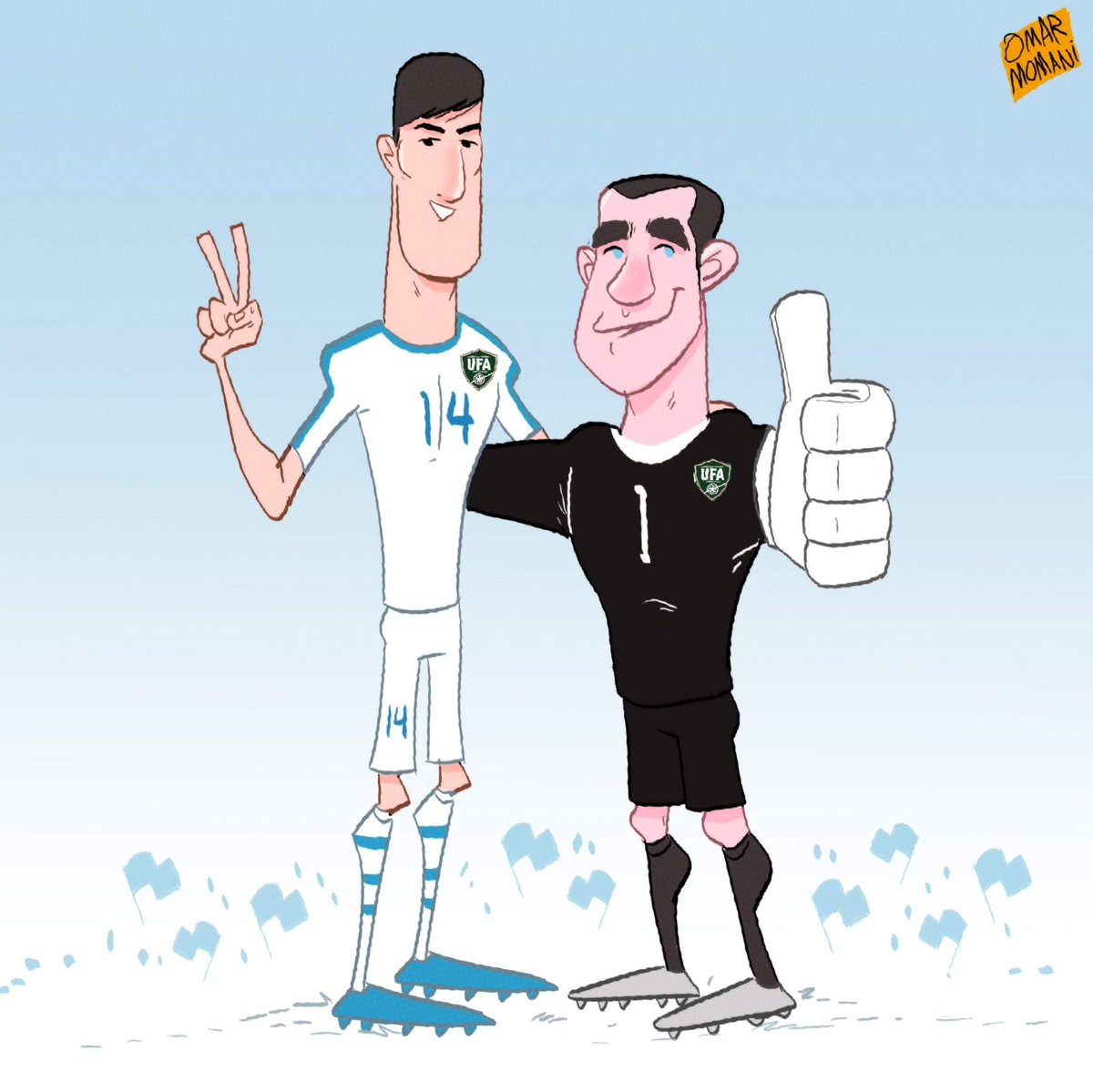 Звезды сборной Узбекистана