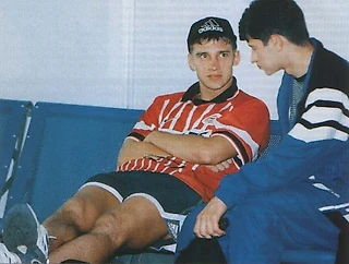 Андрей Шевченко и Каха Каладзе. 1998 г