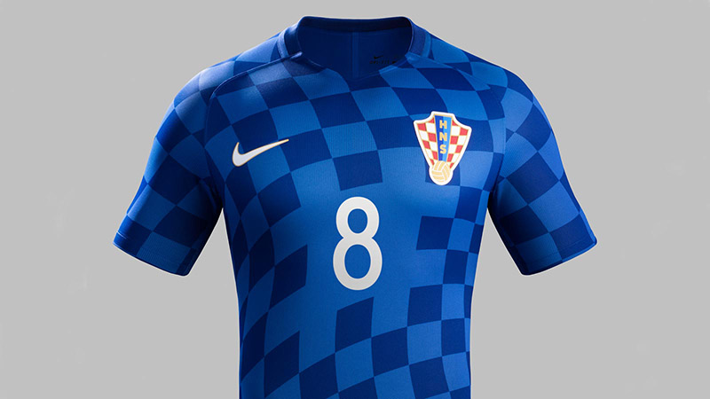 Гостевая форма сборной Хорватии 2016