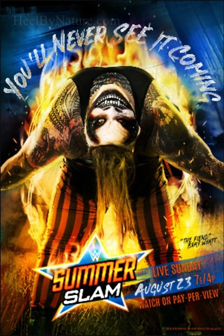 Updated poster for SummerSlam 2020 - Superfights