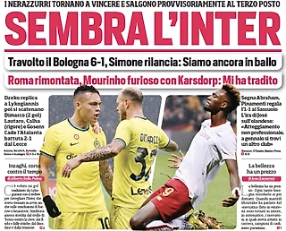 Напоминает «Интер». Заголовки Gazzetta, TuttoSport и Corriere за 10 ноября