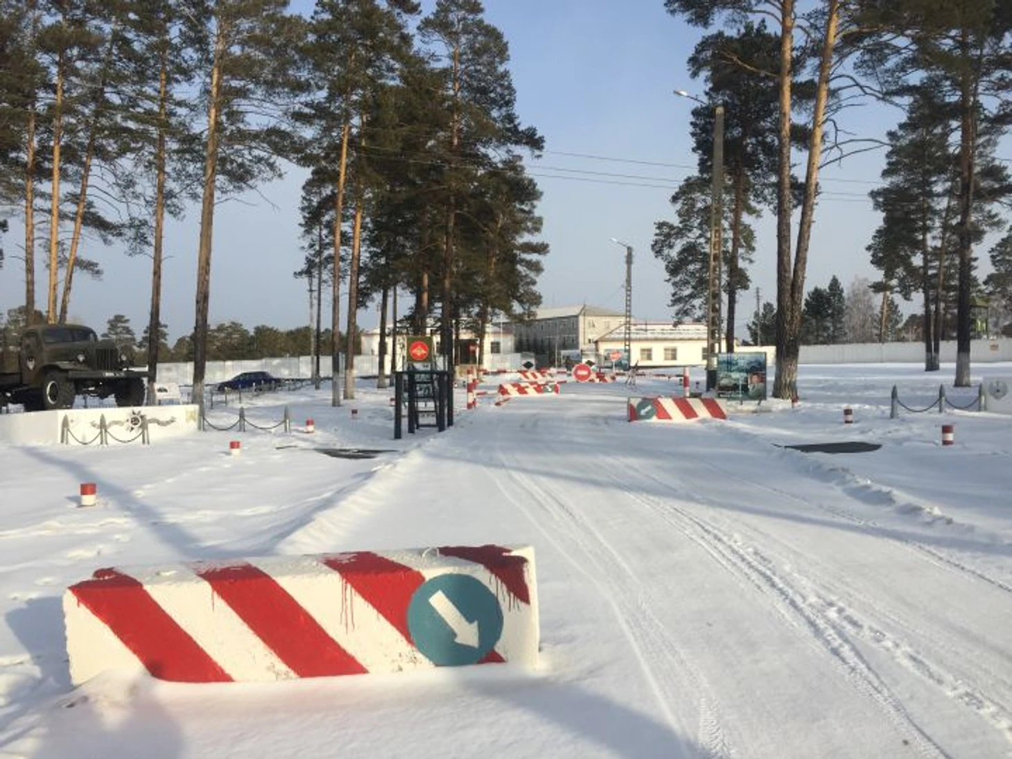 Военная часть в посёлке Онохой