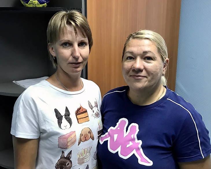 Ольга Рязанова и Мария Попова