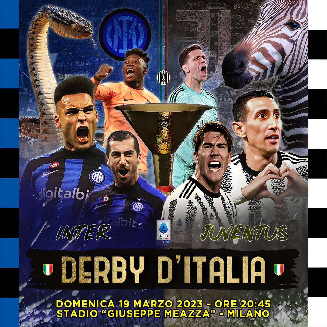 Derby d'Italia - битва выходящая за футбольное поле