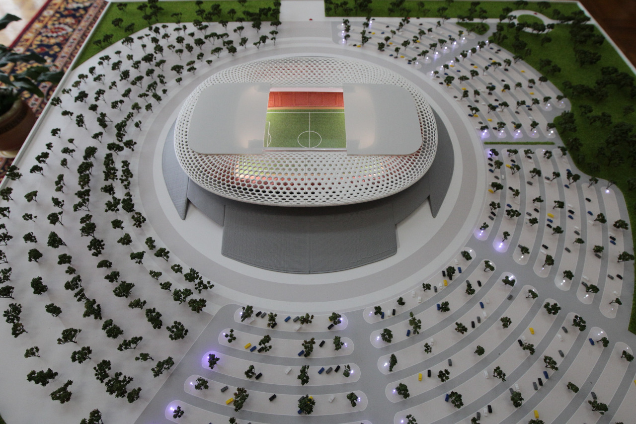 Представлен макет нового стадиона в Уфе на 20 тыс. человек