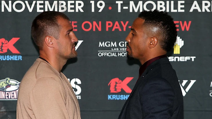 Sergey Kovalev, left, and Andre Ward,