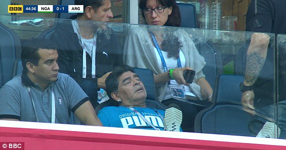 Диего Марадона, ЧМ-2018 FIFA, Сборная Аргентины по футболу
