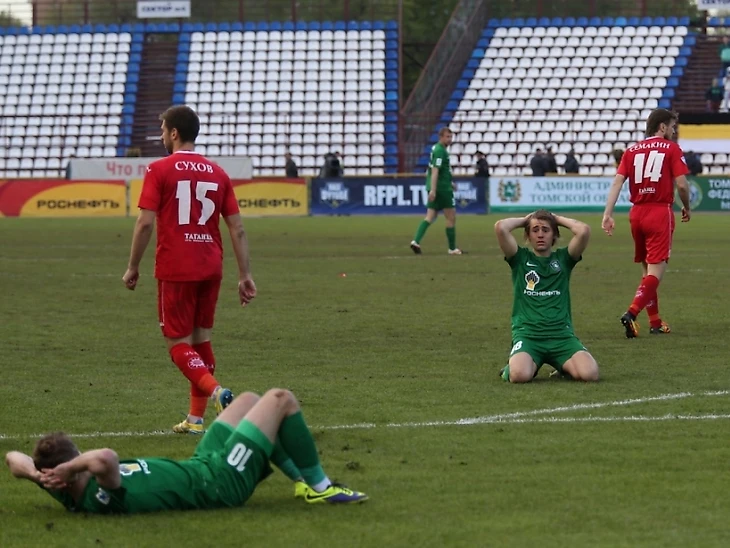 Томь вылетает