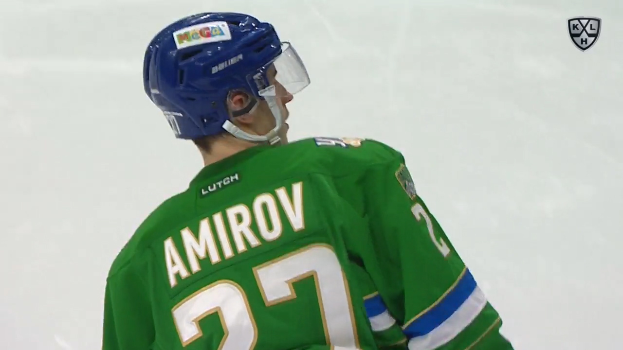 1-й матч Родиона Амирова в КХЛ после возвращения с МЧМ против &#171;Ак Барса&#187; (10/01/2021)
