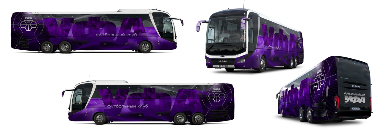 ФК «Уфа» объявил победителя в конкурсе ценой в 100 000 рублей на дизайн нового клубного автобуса